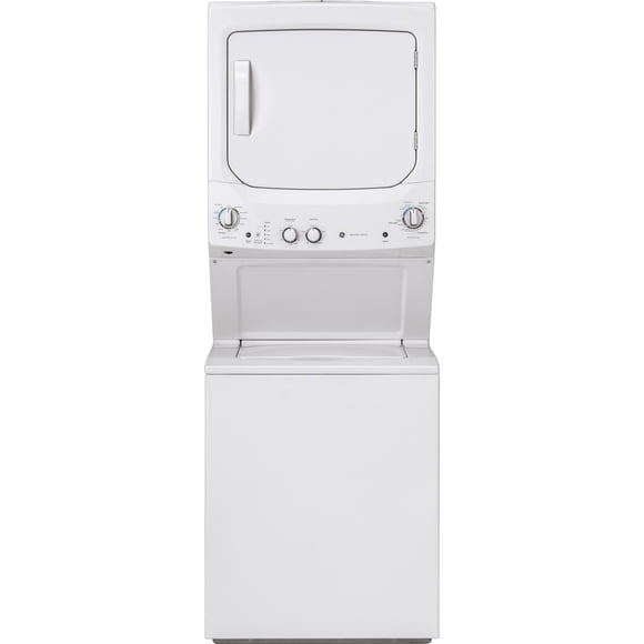 GE Laveuse et Sécheuse Électrique Spacemaker Unitized de 24 Pouces Blanche - GUD24ESMMWW