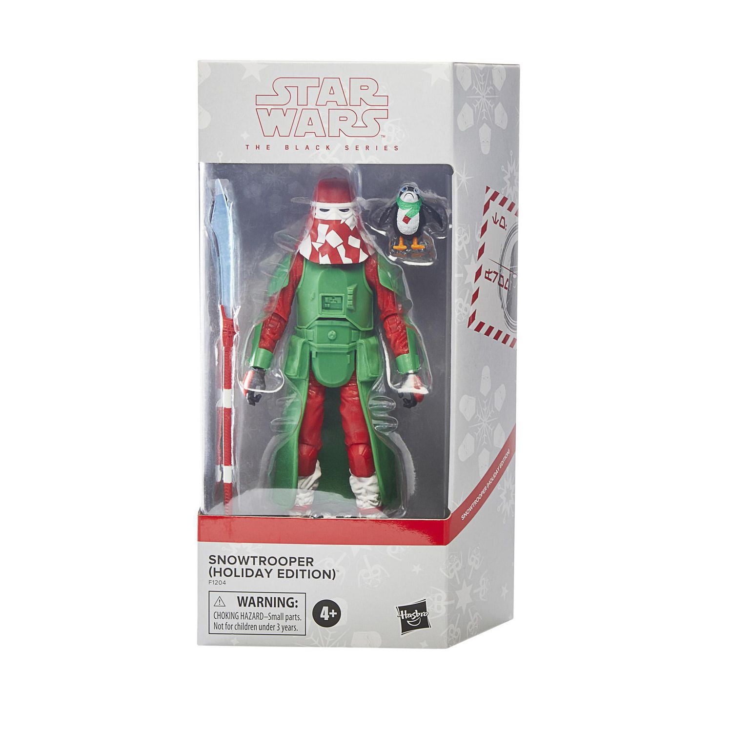 Star Wars The Black Series, figurines Snowtrooper (Holiday Edition) et porg, figurines des fêtes de 15 cm à collectionner, dès 4 ans