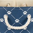 thumbnail image 3 of Design Imports CAMZ14233 Bac Rond en Polyester Treillis Patte pour Animaux, Marine - Moyen, 3 of 4