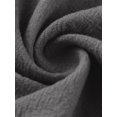thumbnail image 4 of Innerwin Robes Col Rond Robe pour Femme Plage Couleur Unie Ample Robe d'Été Gris Foncé 2TG, 4 of 5