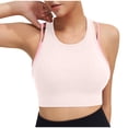 thumbnail image 4 of Running Bra Women Back-Smoothing Bra Feature V-Neck Strapless Bra Style W-1804 Pinks M, 4 of 6