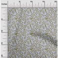 thumbnail image 2 of oneOone Georgette Viscose Olive Green Fabric Asian Block Print Craft Projects Decor Fabric Printed By The Yard 42 Inch Wide, 2 of 4