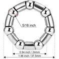 thumbnail image 2 of HSHDLDF Roulement de Manivelle de Bicyclette 5/16 Pouces Bille Taille x 7 Billes, 4 Pcs Roulements à Billes pour Pédalier de Manivelle de Vélo, Enfants/bicyclette Extensible, 2 of 4