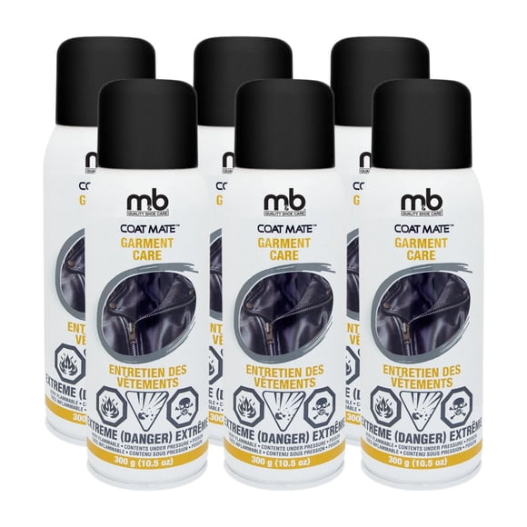 M&B COAT MATE™ Garment Care 6 PK, 300g/10.5oz, Leather & Suede Protection
