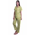 thumbnail image 2 of Moomaya Ensemble de Pyjama à Manches Courtes Imprimé pour Femmes Chemise de Nuit Boutonnée Imprimée, 2 of 6
