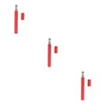 thumbnail image 2 of Ruiboury Premium Golf Club Iron Groove Sharpener Effective Cleaning Tool Red 11x1.2cm 3Set, 2 of 6