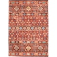 thumbnail image 1 of Tapis d'appoint lavable Devlin 3 pi x 5 pi rouge et ivoire, 1 of 7