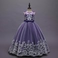 thumbnail image 2 of Ketyyh-chn99 Robes d'Été Robe d'Été Mode Imprimé Sans Manches Été Décontractée Ligne A Plage Manches Longues Jupe Courte Violet,110, 2 of 5