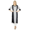 thumbnail image 3 of Bimba Kurti en Rayonne pour Femmes, Manches 3/4, Kurta Blouse Décontractée Ethnique Indienne, 3 of 4