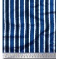 thumbnail image 1 of Soimoi Modal Satin Fabric Stripe Block Print Sewing Fabric Yard 42 Inch Wide, 1 of 3