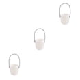 thumbnail image 1 of Transemion ABS Decorate With Lightweight Planter With Removable Strape And Wall-Mount Option Inner Layer Hollowed Out For Better White 8.7*9.5*20.5cm 3Set, 1 of 6
