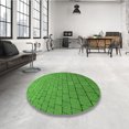 thumbnail image 4 of Ahgly Company Machine Washable Indoor Rectangle Transitional Green Area Rugs, 8' x 12', 4 of 7