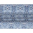 thumbnail image 5 of oneOone Velvet Medium Blue Fabric Block Craft Projects Decor Fabric Printed By The Yard 58 Inch Wide-HK, 5 of 5
