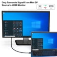 thumbnail image 2 of Câble Mini DisplayPort vers HDMI, Benfei Câble Mini DP vers HDMI de 6 Pieds (Compatible Thunderbolt) avec MacBook Air/Pro, Surface Pro/Dock, Moniteur, Projecteur, 2 of 7