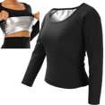 thumbnail image 4 of Women Weight Loss Shirt, Thin Polyurethane Machine Washed Women Sweating Shirt Detoxify Sweat Violently  For Home For Outdoor, 4 of 8