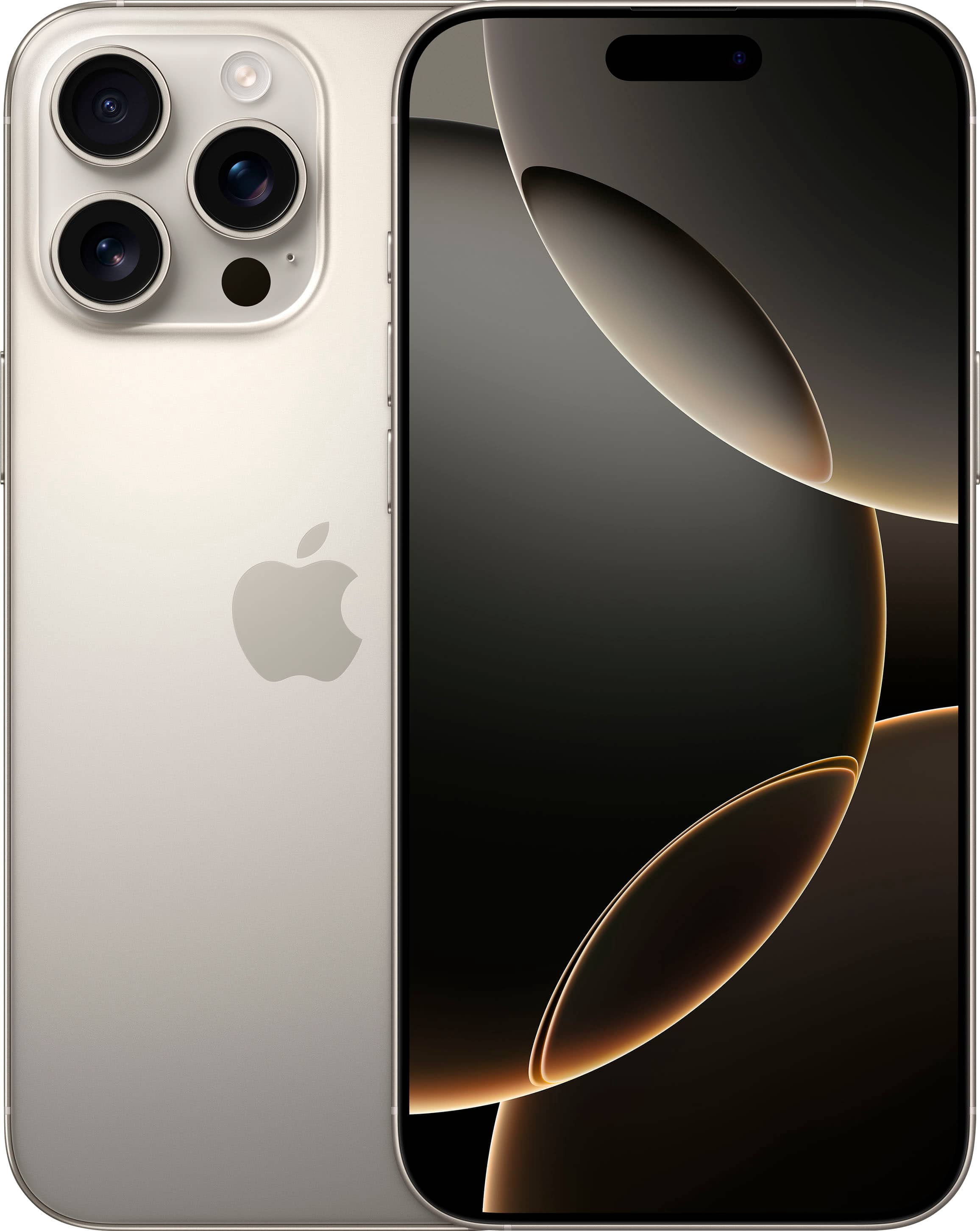 Refurbished Apple iPhone 16 Pro Max A3084 - eSIM ONLY - (Fully Unlocked) 256GB Natural Titanium (Grade B)