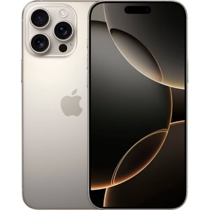 Rénovés Apple iPhone 16 Pro Max A3084 - eSIM ONLY - (Entièrement déverrouillé) 256GB Titane naturel (grade B)