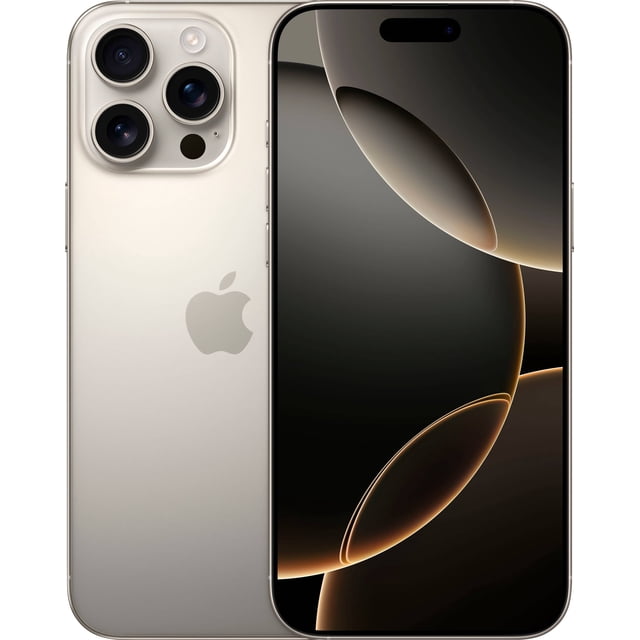 Refurbished Apple iPhone 16 Pro Max A3084 - eSIM ONLY - (Fully Unlocked) 256GB Natural Titanium (Grade B)