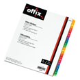 thumbnail image 1 of Offix OF-CR213SRD Séparateur d'Index à Codes de Couleur A-Z - 1 Chacun, 1 of 1