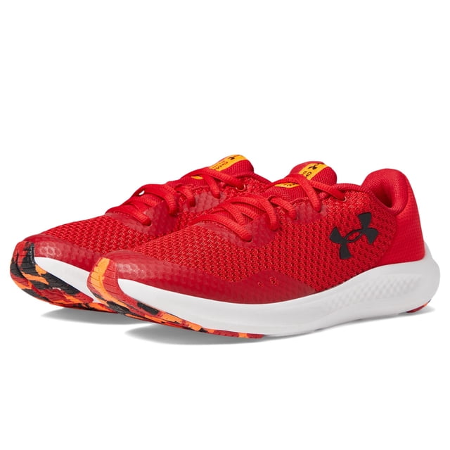 Under Armour Chaussure de Course Charged Pursuit 3 pour Garçon, (602) Rouge/orange Éclat/noir, 5 Grand Enfant