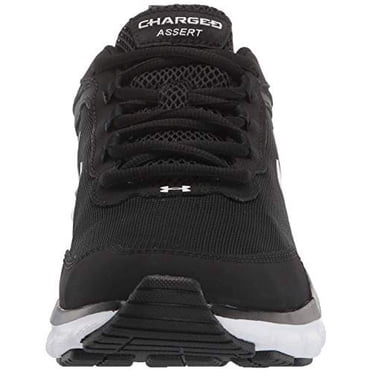 Under Armour mens Charged Assert 9 Running Shoe, Black (002 Black, 9.5 X-Wide US