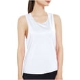 thumbnail image 2 of BLCHUNen Camisoles pour Femmes Col Rond Chandail Sans Manches Dos Ouvert Léger Extensible Décontracté Sport Actif Gym Blouses Tendance, 2 of 4