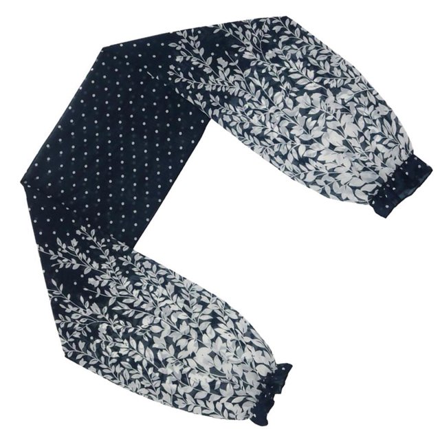 kurtrusly Boléro en Chiffon à Manches Longues pour Femmes Tendance Bleu Foncé Fleur 1ensemble