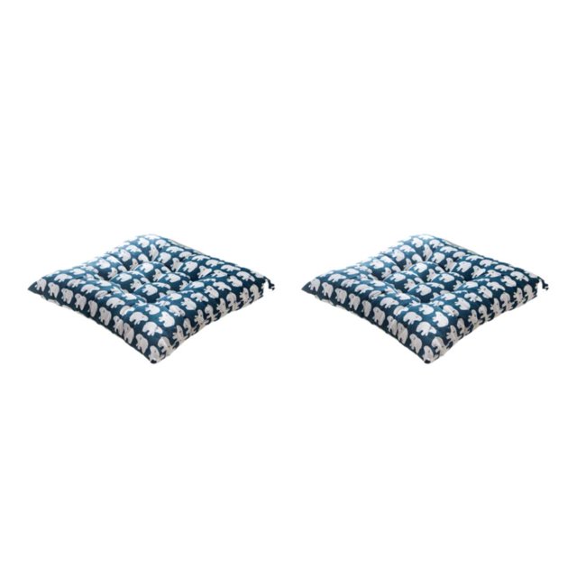 Wweixi Cushion Pad For Square Chair - Soft And Comfortable Wide Range Of Uses Square Chair Cushion polar bear 2Set