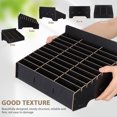 thumbnail image 3 of Phenofice 1Pc Black Wooden Phone Storage Box Multi-Grid Organizer for Home Office Classroom Use, 3 of 6