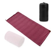 Outdoor Sleeping Bag Portable Emergency Sleeping Bag Lightweight Fleece Sleeping Bag Suitable for Camping Travel Hiking