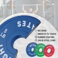 thumbnail image 4 of Kojooin 2 Inch Rubber Coated Strength Training & Barbell Lifting Bumper Plates for Gym, Home, 4 of 9