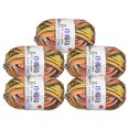 thumbnail image 1 of Unique Bargains Cotton Blend Yellow Grey Yarn, 5 Pack, 1 of 8