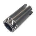 thumbnail image 4 of pitrice Fishing Rod Gimbal Metal Pole Cap for Holder Rod Rod Repair Black DIY Building Rod Black Length 5.5cm, 4 of 6