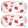 thumbnail image 1 of 2 Pcs Sac de Toilette Transparent Multifonction Portable Imperméable Sac Cosmétique Fourniture de Camping, 1 of 8