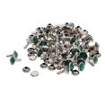 thumbnail image 2 of veasfak 50 Sets Double Side Rivets Studs DIY Shoes Clothes Snap Button 7mm - Yellow, 7mm Green, 2 of 9