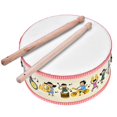thumbnail image 2 of Catoon Pattern Kids Handheld Drum, Kids Drum, Equipped With A Shoulder Strap, For Kids Birthday Gift Kids Musical Toy Kids Games Singing Dancing Parties, 2 of 8