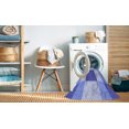 thumbnail image 2 of Ahgly Company Jeans Ronds Lavables en Machine Intérieur Transitionnel Tapis Bleu, 7 Pieds Rond, 2 of 7