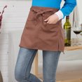 thumbnail image 1 of SXcggal Waist Short Apron Hotels Restaurant Cafe Waiters and Waitresses Uniforms Aprons Healthy Unbreakable Multitaskig Cookware, 1 of 2