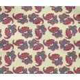 thumbnail image 4 of oneOone Cotton Flex Fabric Leaves & Floral Block Printed Craft Fabric BTY 40 Inch Wide, 4 of 4