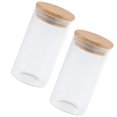 thumbnail image 2 of EeaseCA 2pcs Glass Storage Jars Kitchen Sealed Containers with Bamboo Lid (350ML), 2 of 9