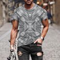 thumbnail image 2 of Machine à Imprimer des T-Shirts Mode Homme Été Col T-Shirt Motif Impression 3D Manches Courtes, 2 of 5