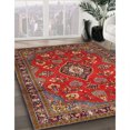 thumbnail image 2 of Ahgly Company Indoor Rectangle Traditional Dark Almond Brown Persian Area Rugs, 5' x 7', 2 of 6