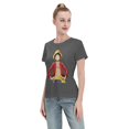 thumbnail image 4 of T-Shirt Basique à Manches Courtes pour Femmes une Pièce Luffy, 4 of 6