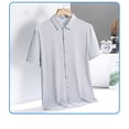 thumbnail image 2 of Sun Protection Shirts for Men Upf 50+ Long Sleeve Hooded Polo Shirts Polyester Quick Dry, 2 of 4
