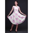 thumbnail image 4 of Bimba Robe d'Été Sans Manches à Col Rond pour Femmes, Imprimé Animal Éléphant Rose, Tenue Décontractée - Xxx-Grand, 4 of 6