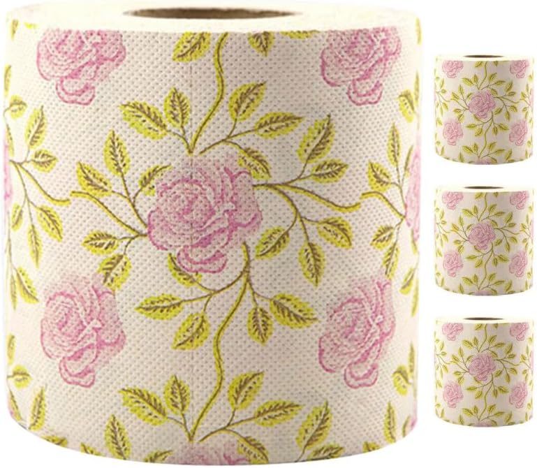 Garneck 4 Rolls Bathroom Decorations Pulp Toilet Paper Decorative Toilet Paper