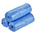thumbnail image 1 of Unique Bargains 2-4 Gallon Small Trash Bags Garbage Waste Basket Liners Blue, 60 Counts / 3 Rolls, 1 of 5