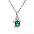 thumbnail image 1 of Openpig Collier Tortue Pierre de Naissance Bijoux pour Femmes Bleu Joli Traité, 1 of 1