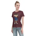 thumbnail image 4 of T-Shirt Basique à Manches Courtes pour Femmes Detective Conan Conan, 4 of 6
