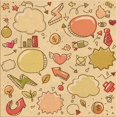 thumbnail image 1 of Ahgly Company Machine Washable Indoor Square Transitional Orange Area Rugs, 5' Square, 1 of 7